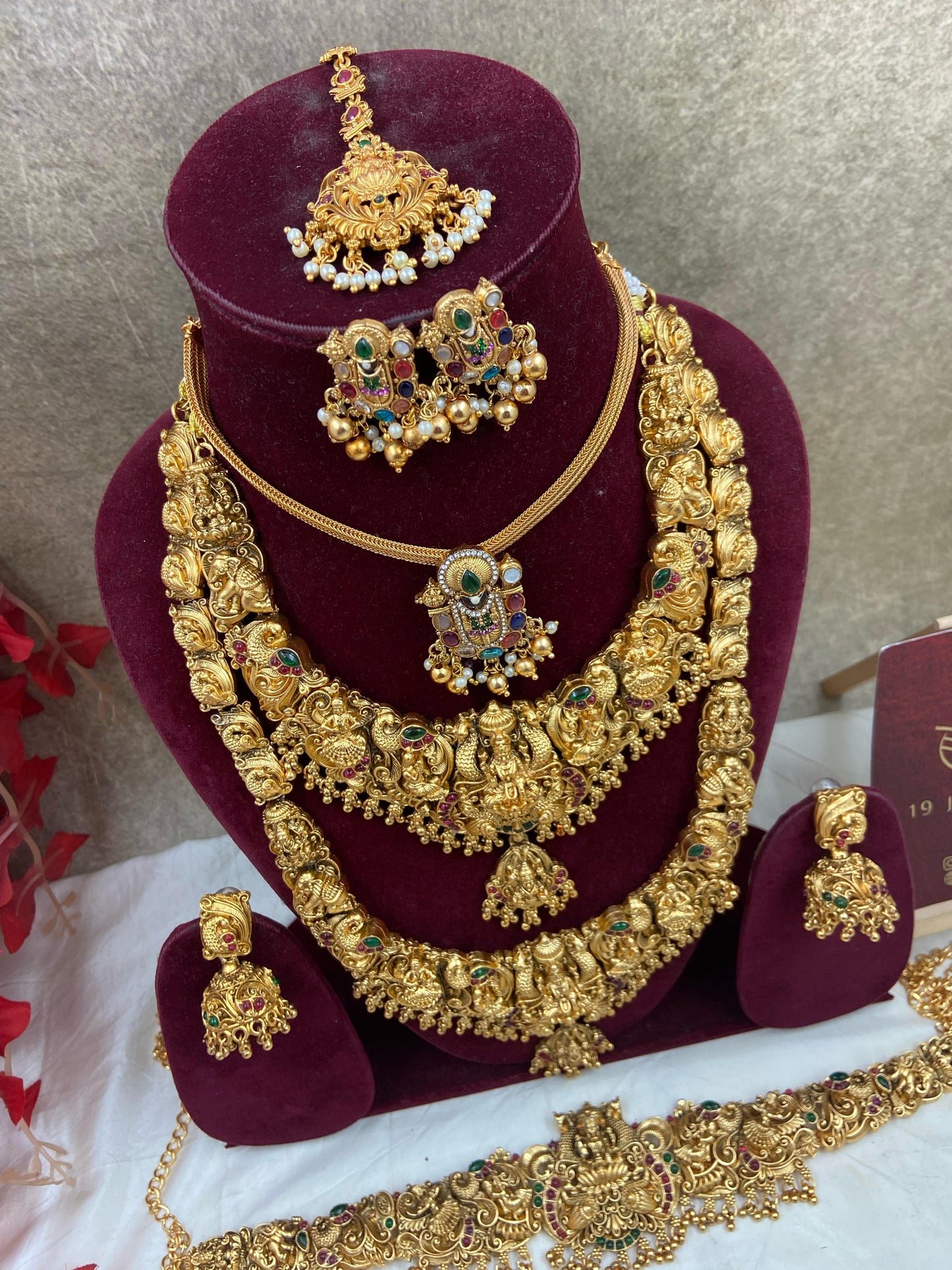 Nakshi semi bridal jewellery Sb507