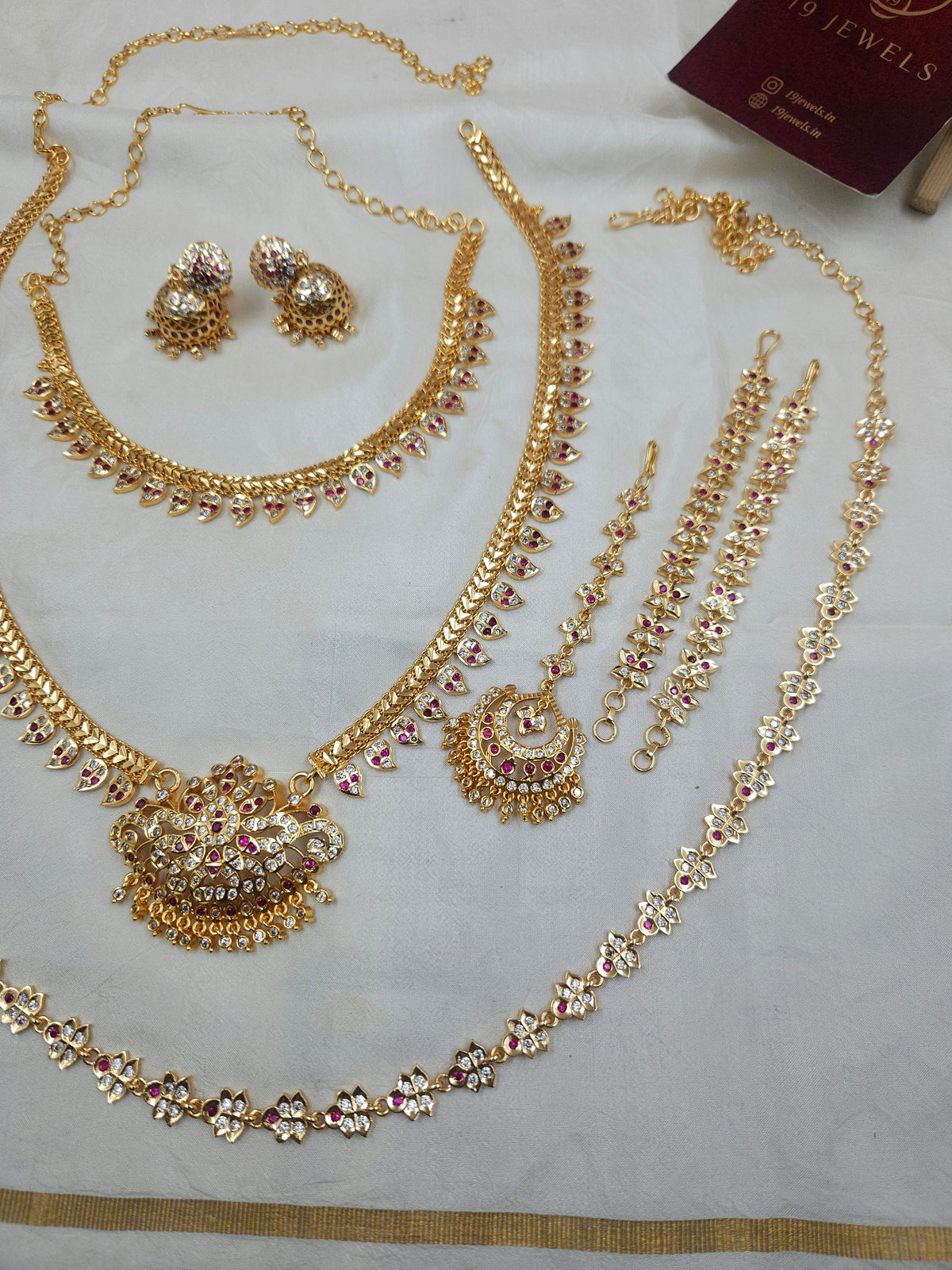Impon style semi bridal jewellery Sb807
