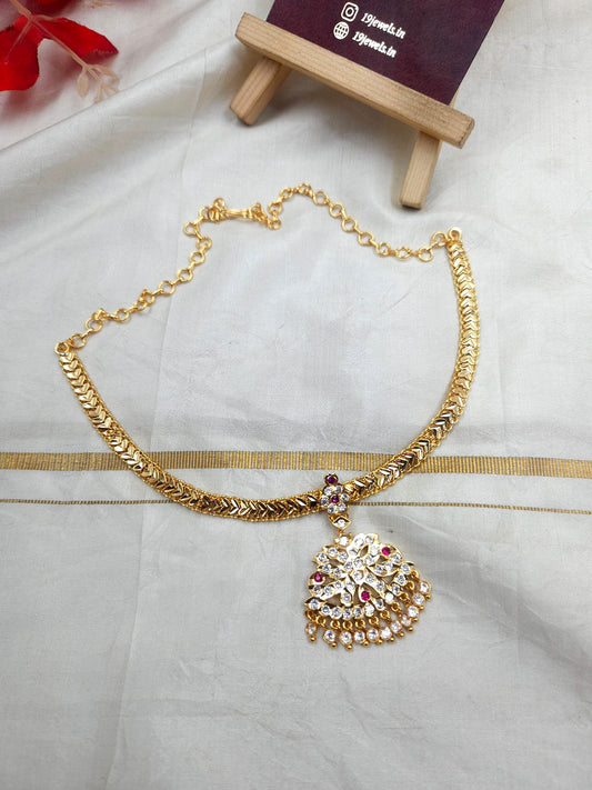 1 gram lakshmi locket chain N969