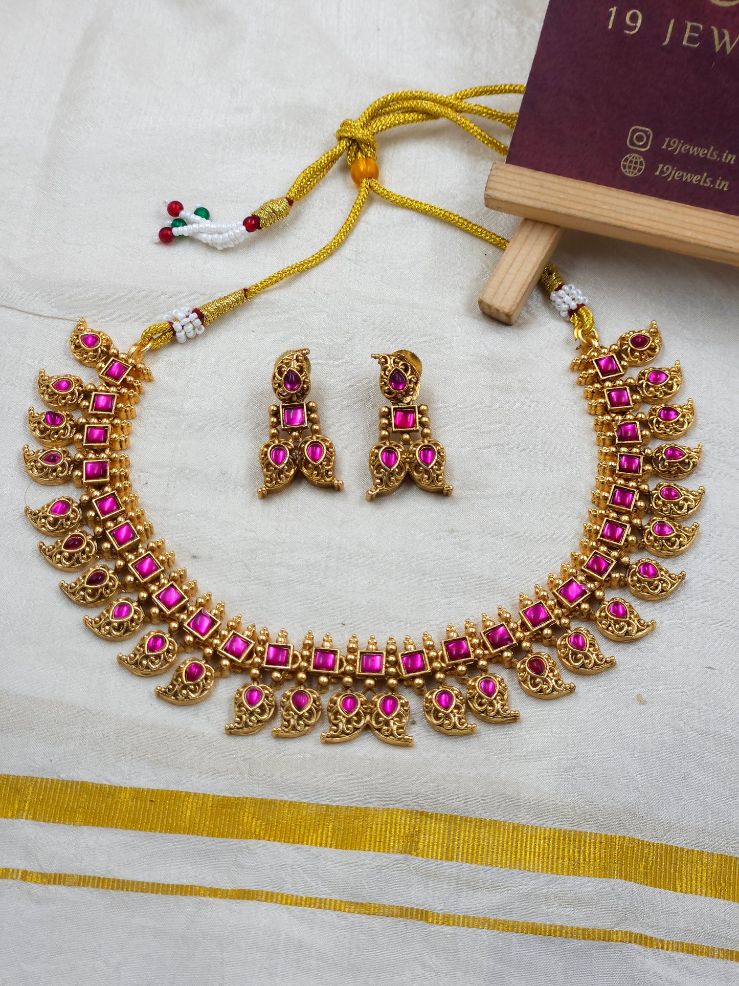 Jadau style Necklace N1455-A13