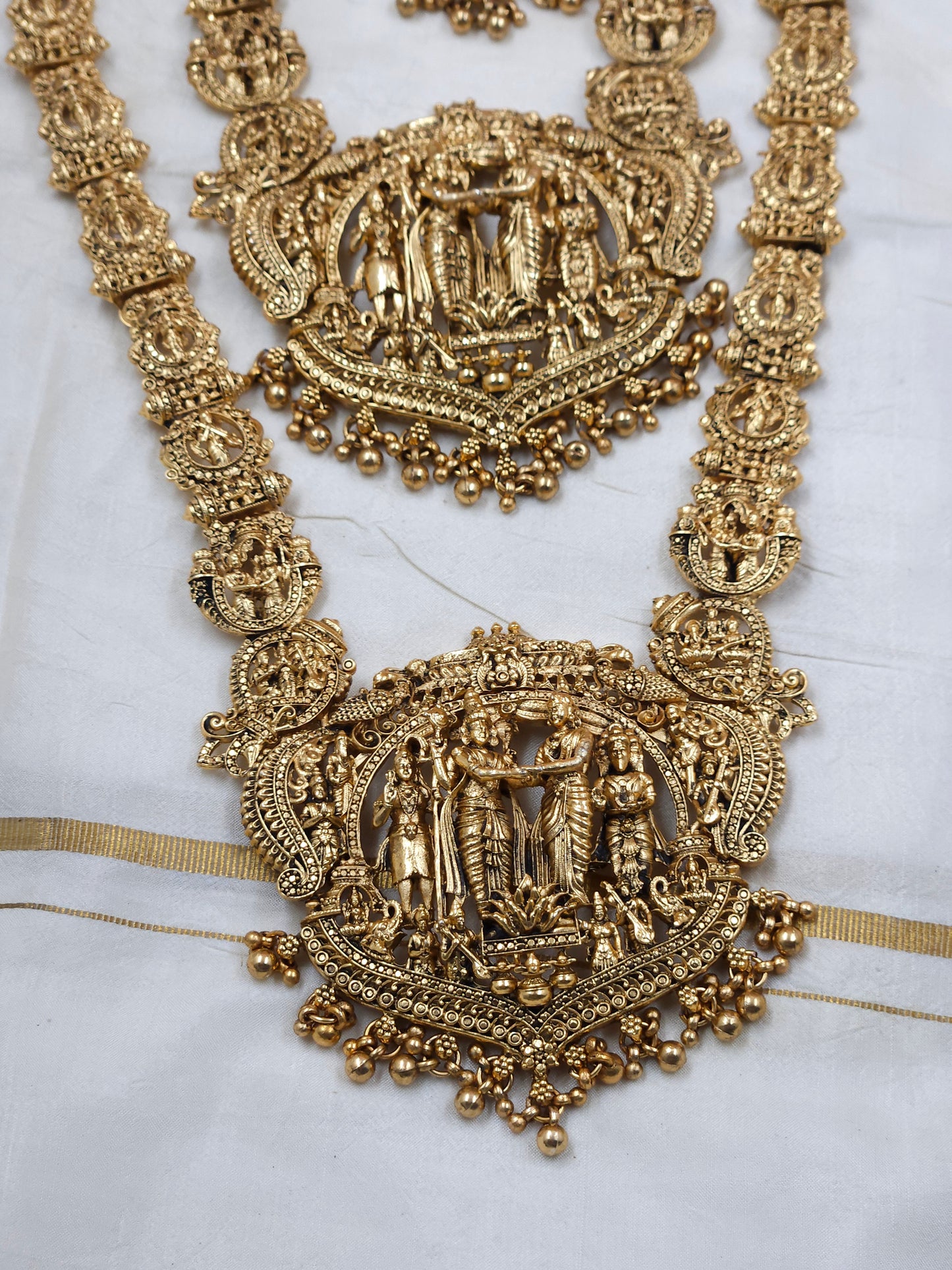Srinivasa kalyana Combo necklace haram set Sb783