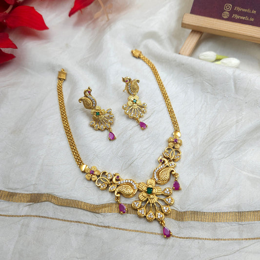 Cz necklace N300