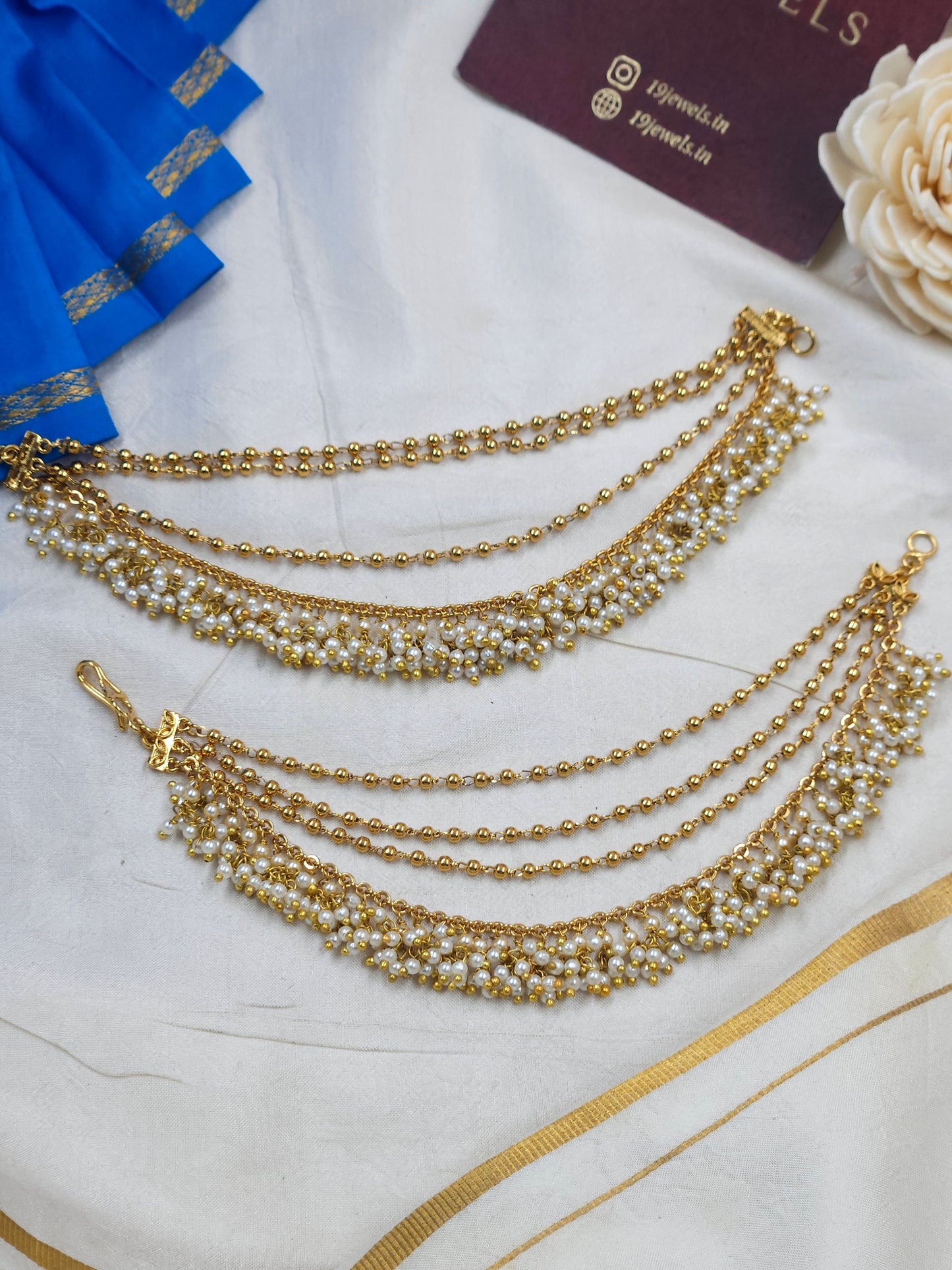 Pearl Ear chain Ea252