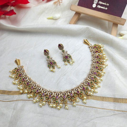 Cz necklace N235