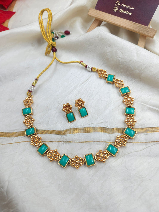 Marble necklace N386