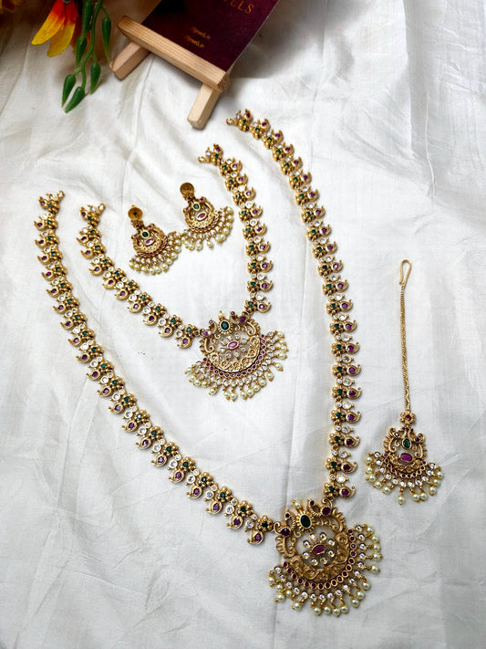 Premium haram necklace set Sb465