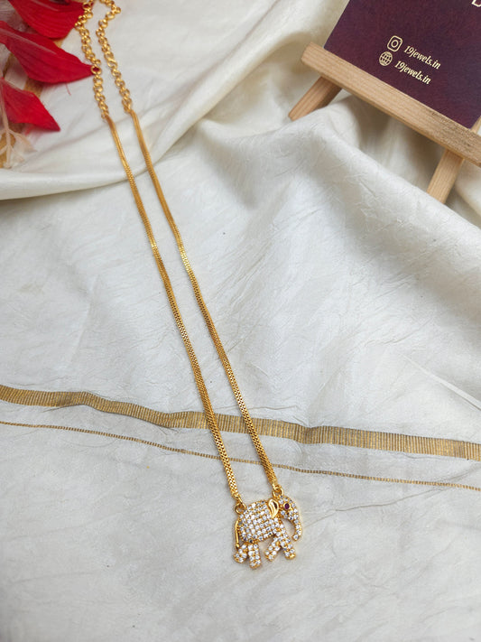 Baby elephant necklace set N473