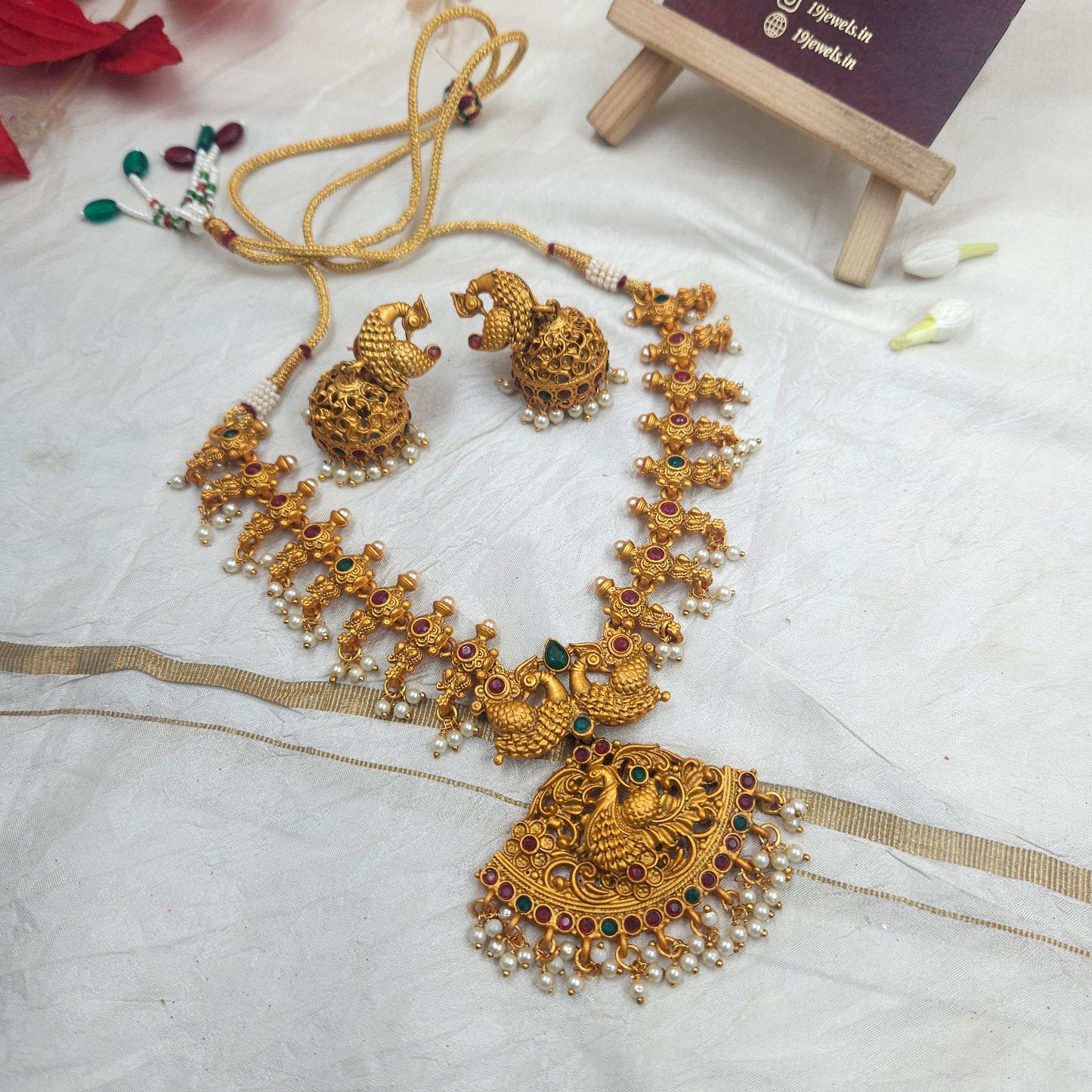 Peacock necklace N185