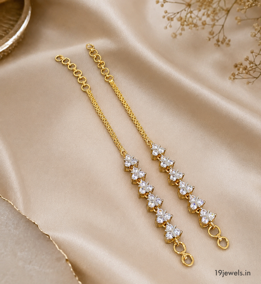 Diamond style Ear chain Ea272-F13