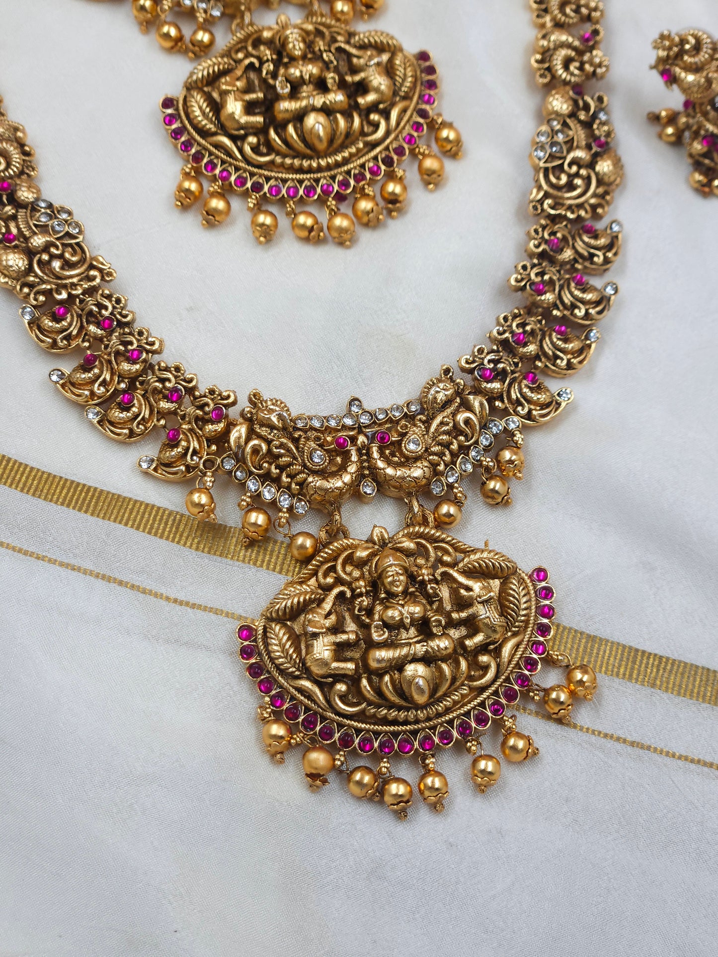 Combo necklace and haram N1577