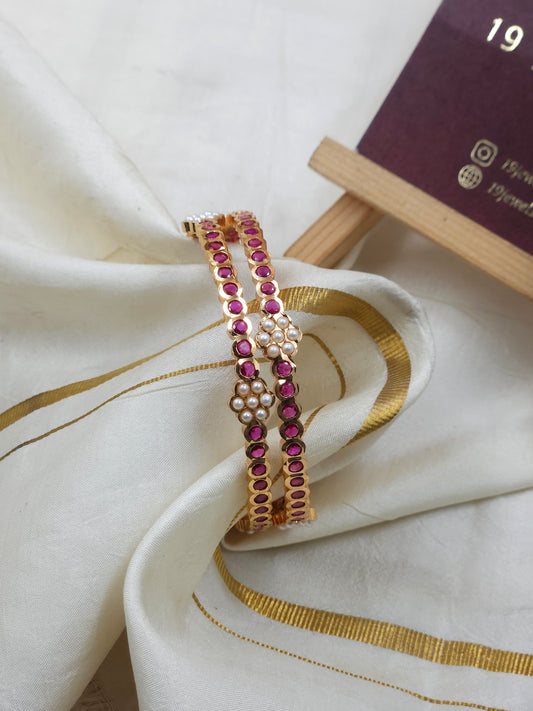 Kempu pearl Bangle Bn224-I4