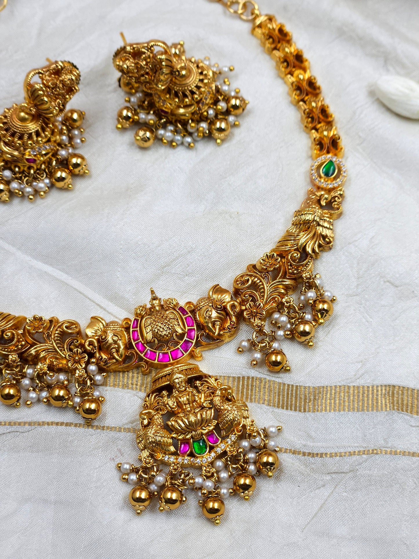 Padmashree temple necklace N1131