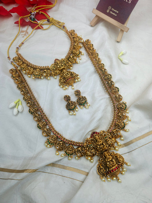 Temple haram necklace set Sb573