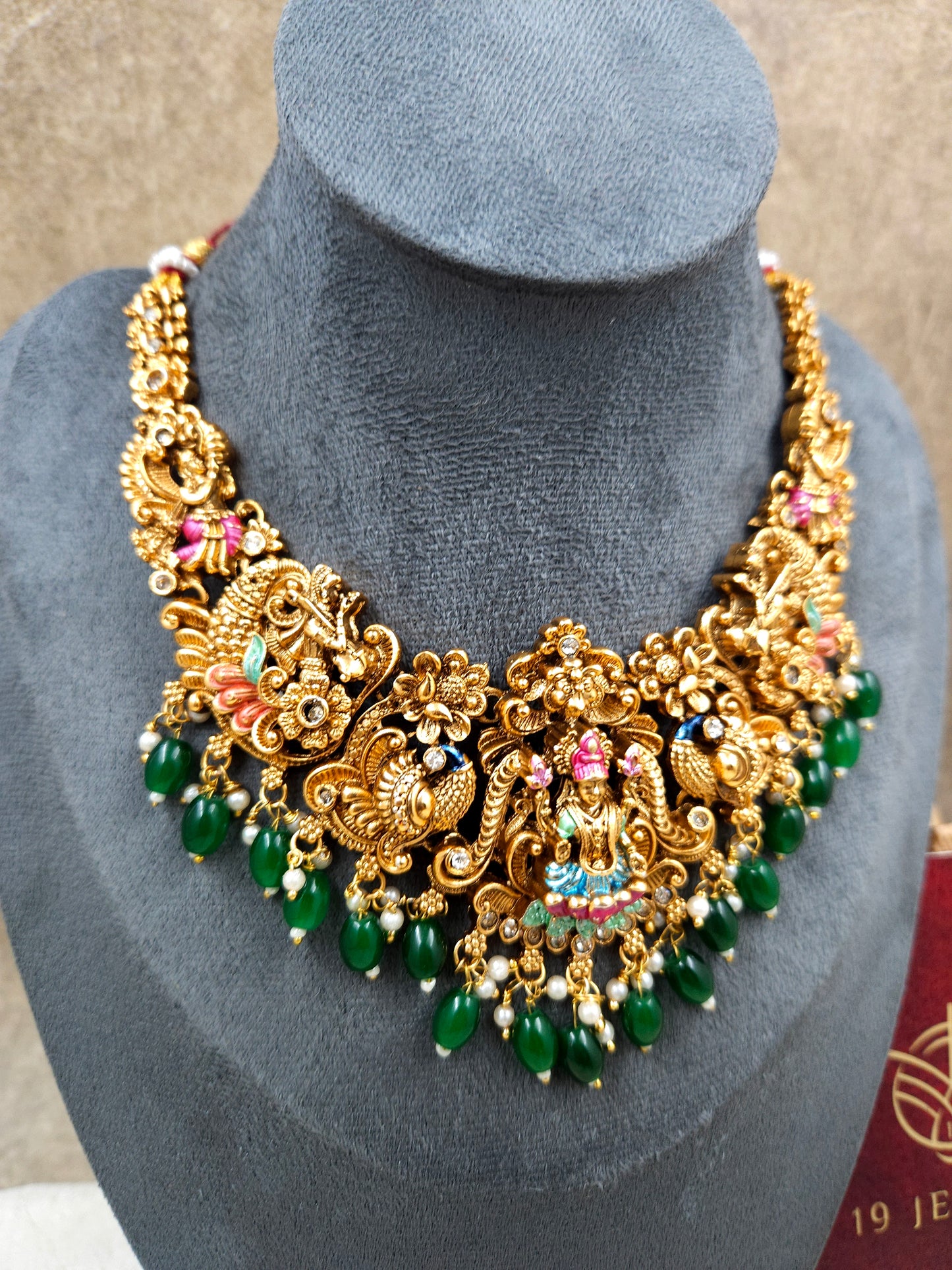 Meenakari nakshi Necklace N1409