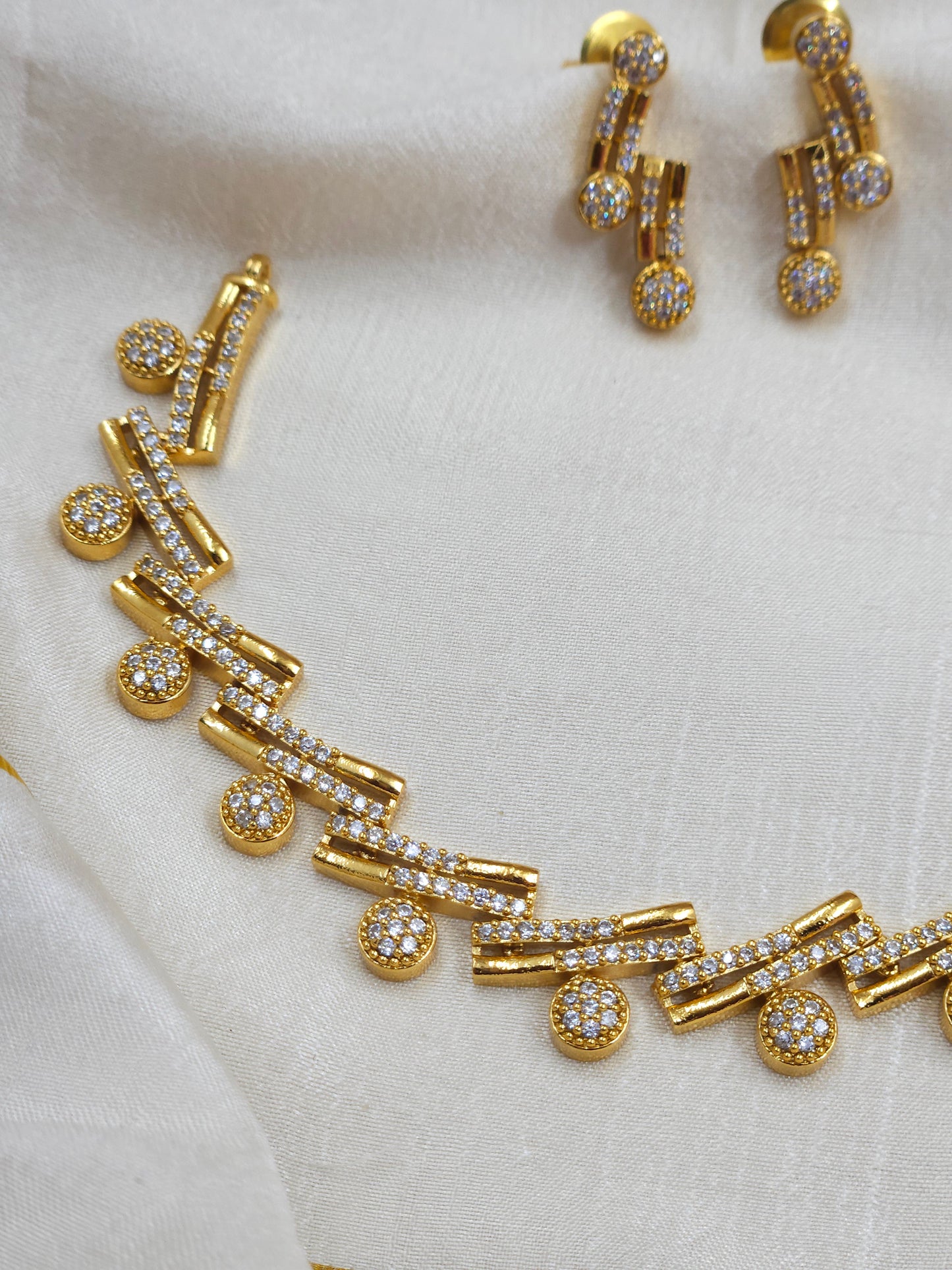 Cz necklace N1344-B1