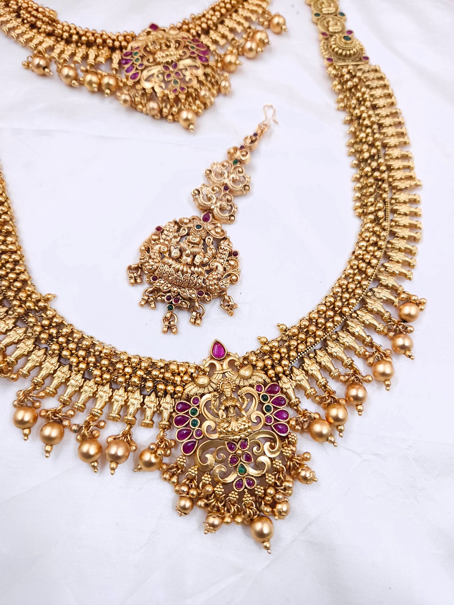 Gold alike semi bridal Sb346