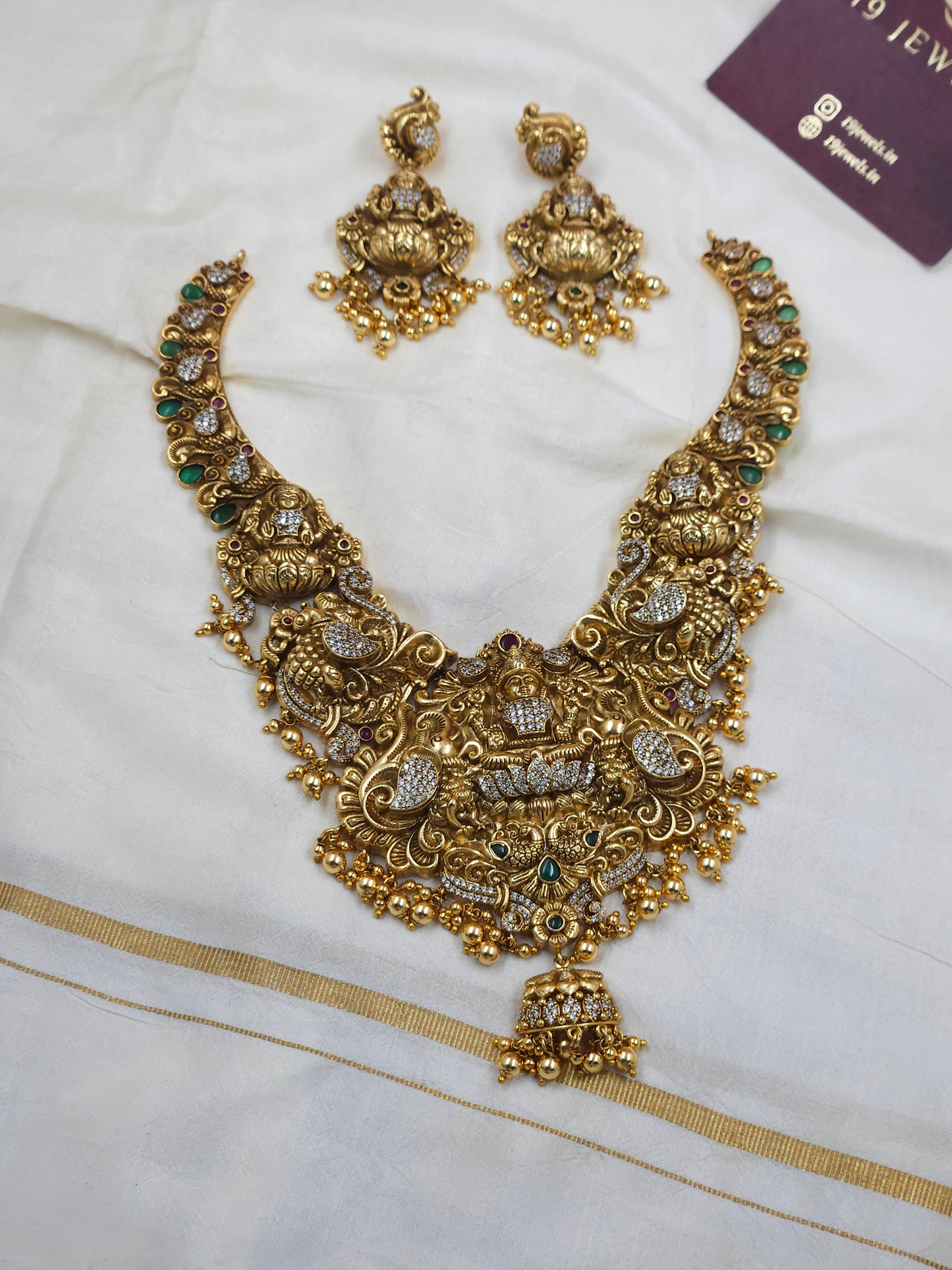 Antique Lakshmi haram N1527