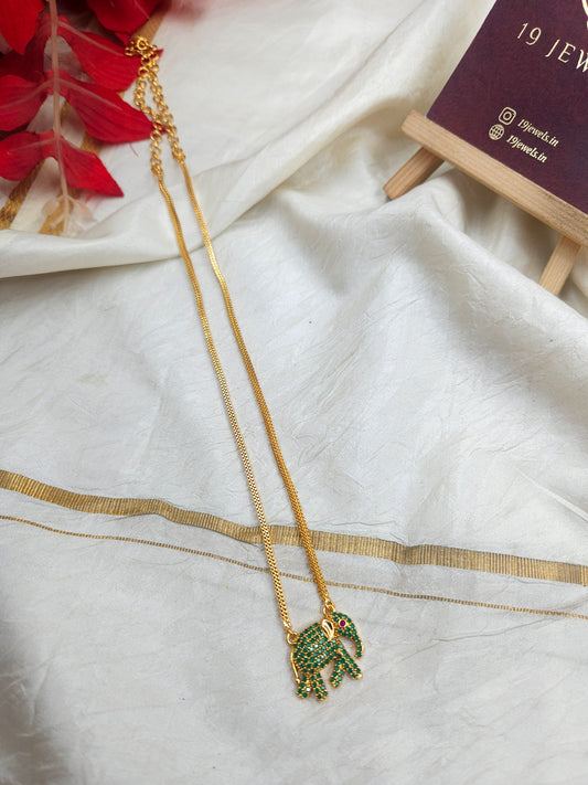 Baby elephant necklace set N473