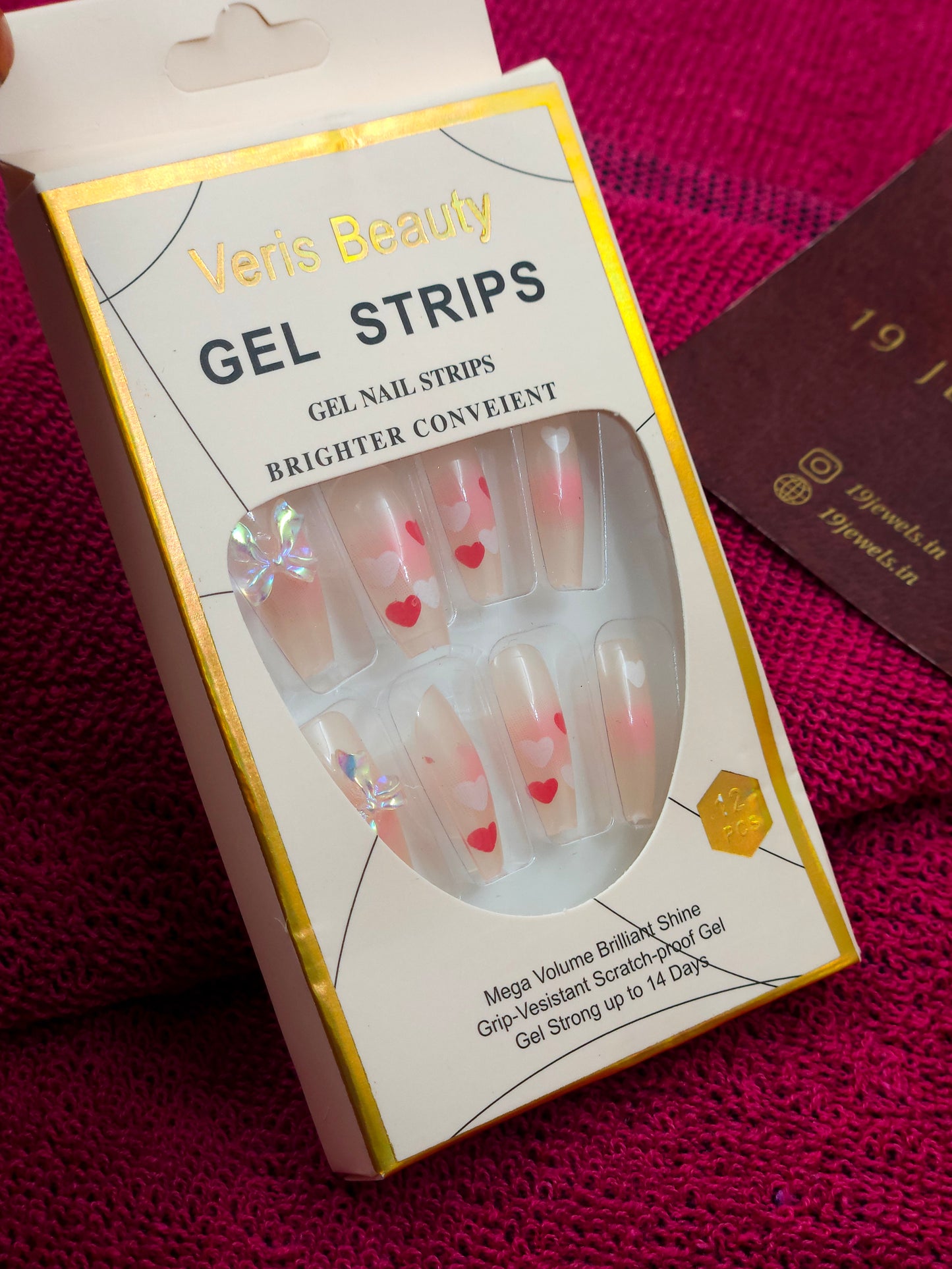 Gel nail strips Fa002