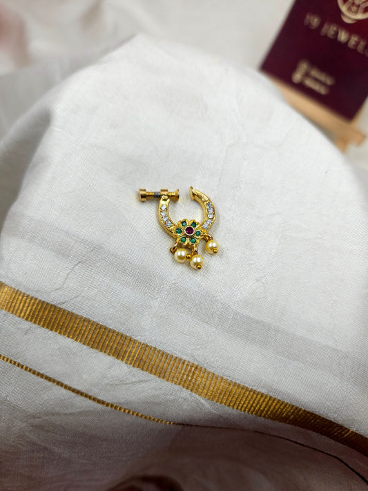 Left Screwed Nose pin 086