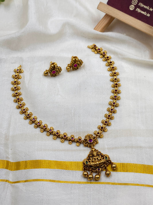 Divya Lakshmi antique necklace N1222