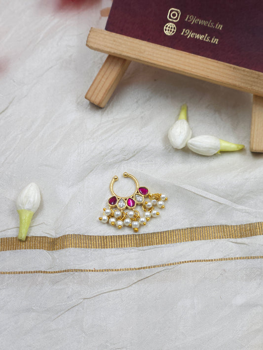 Jadau nath / centre nose pin125