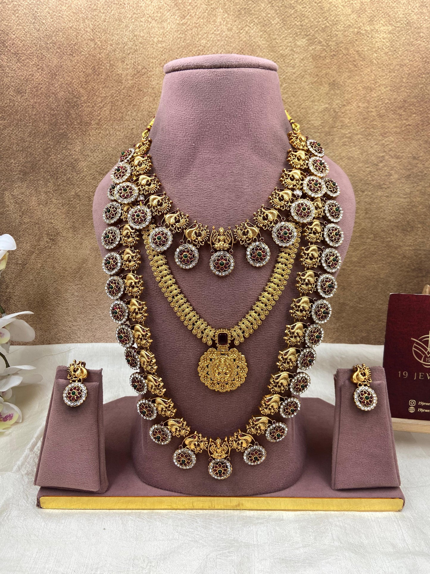 Semi bridal jewellery Sb719-D12-B15
