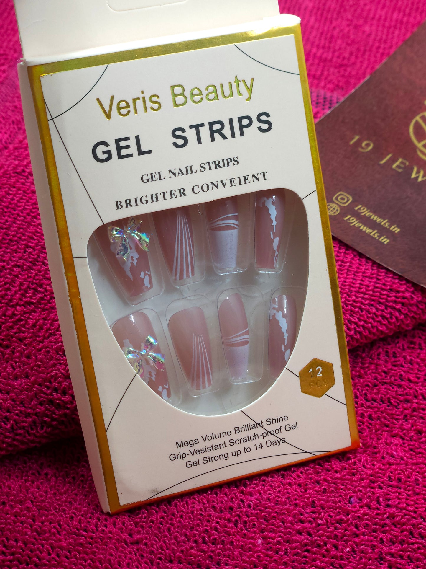 Gel nail strips Fa011