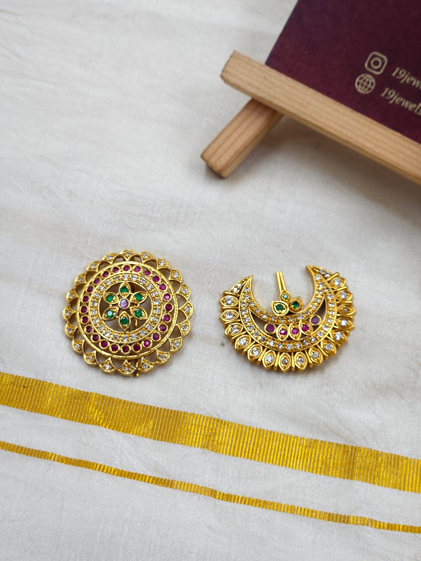 Sun moon Hair choti Hr326