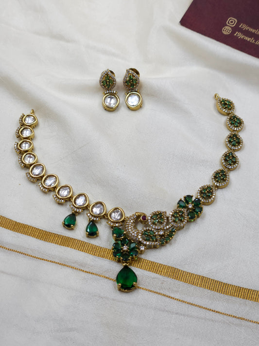 Kundan Cz Necklace N1567