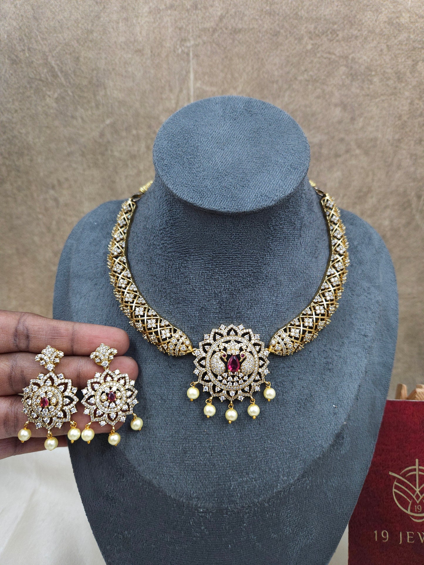 Diamond cut hasli necklace N1336-B5