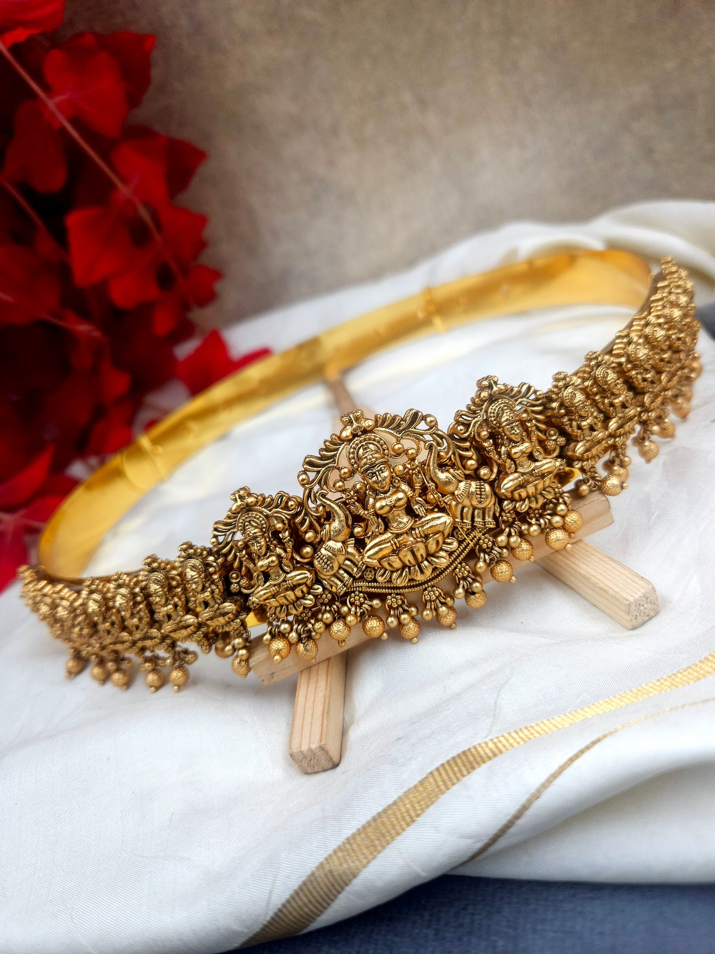 Lakshmi gold beaded hip belt Hb157-H5