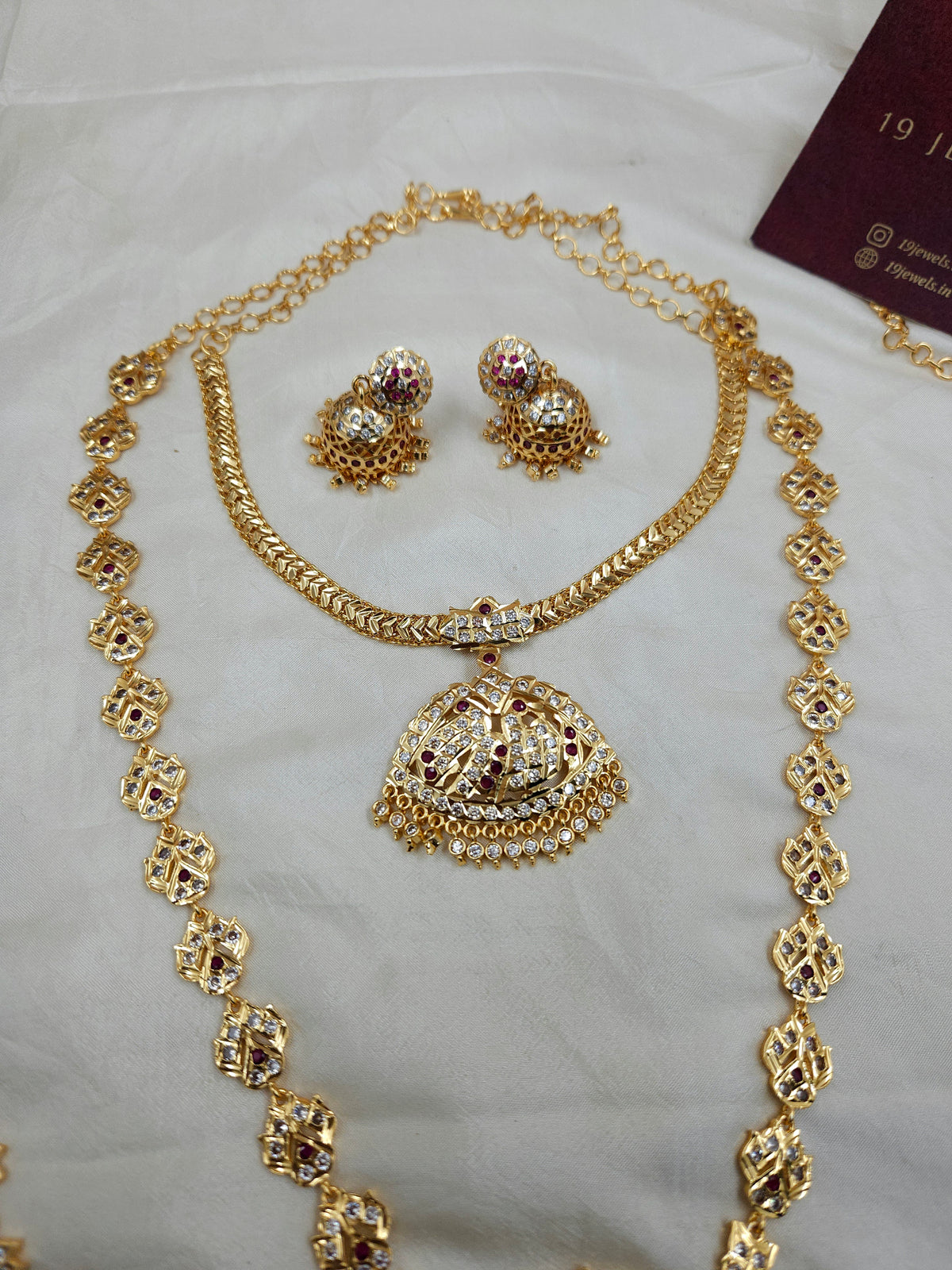 Impon style semi bridal jewellery  Sb809