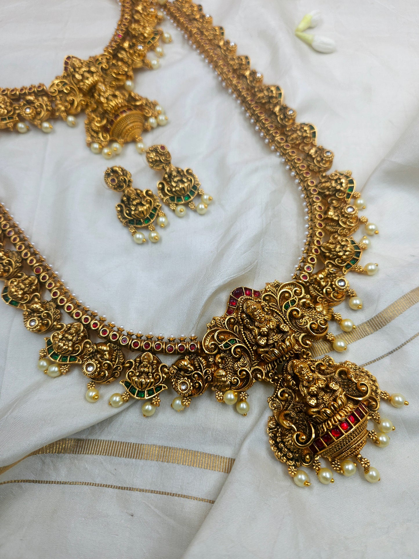 Temple haram necklace set Sb573