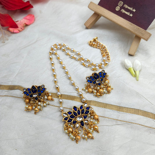 Lotus pearl chain N041