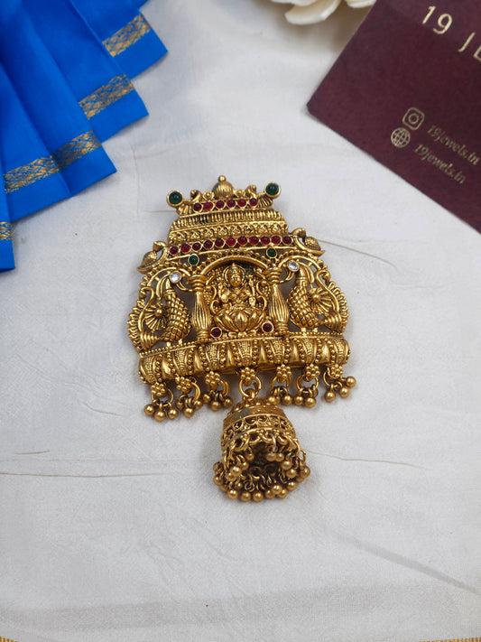 Temple gopuram Hair choti Hr509