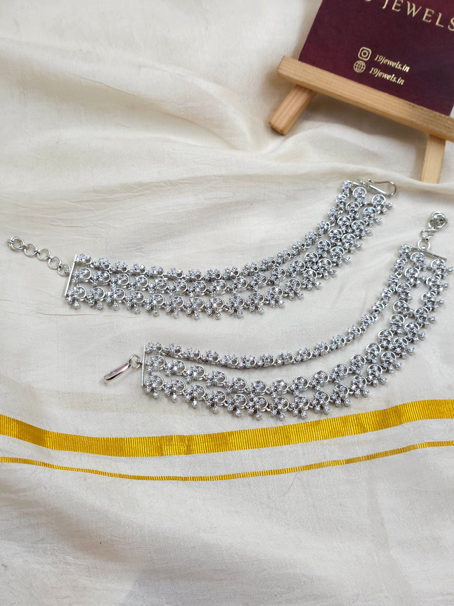 Diamond Ear chain Ea141-F11