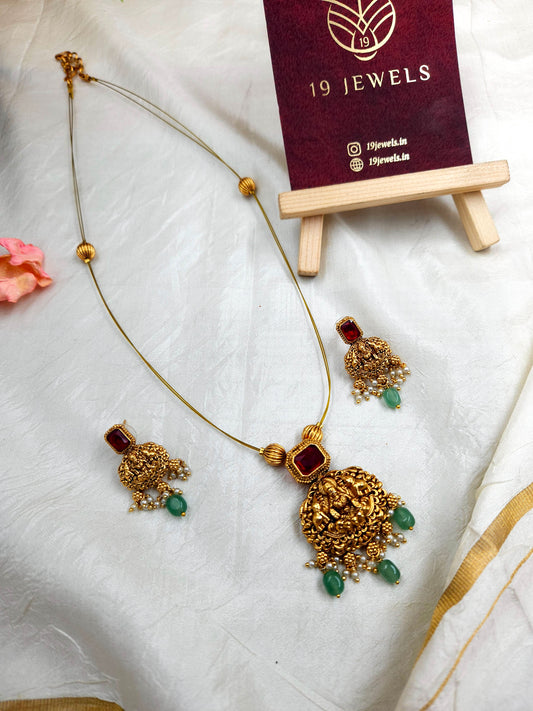 Invisible lakshmi necklace N716