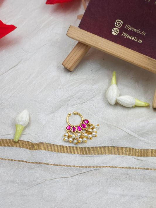Jadau nath/ centre nose ornament124