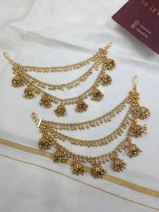 Antique Ear chain Ea215-F14