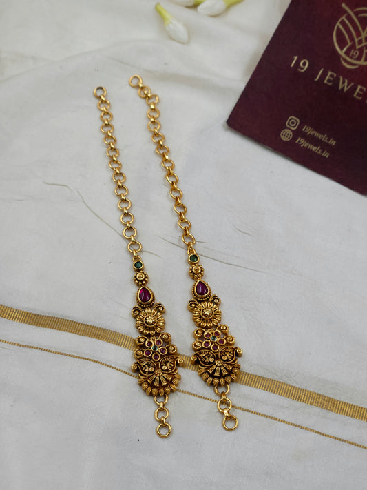 Antique Ear chain Ea274-F12