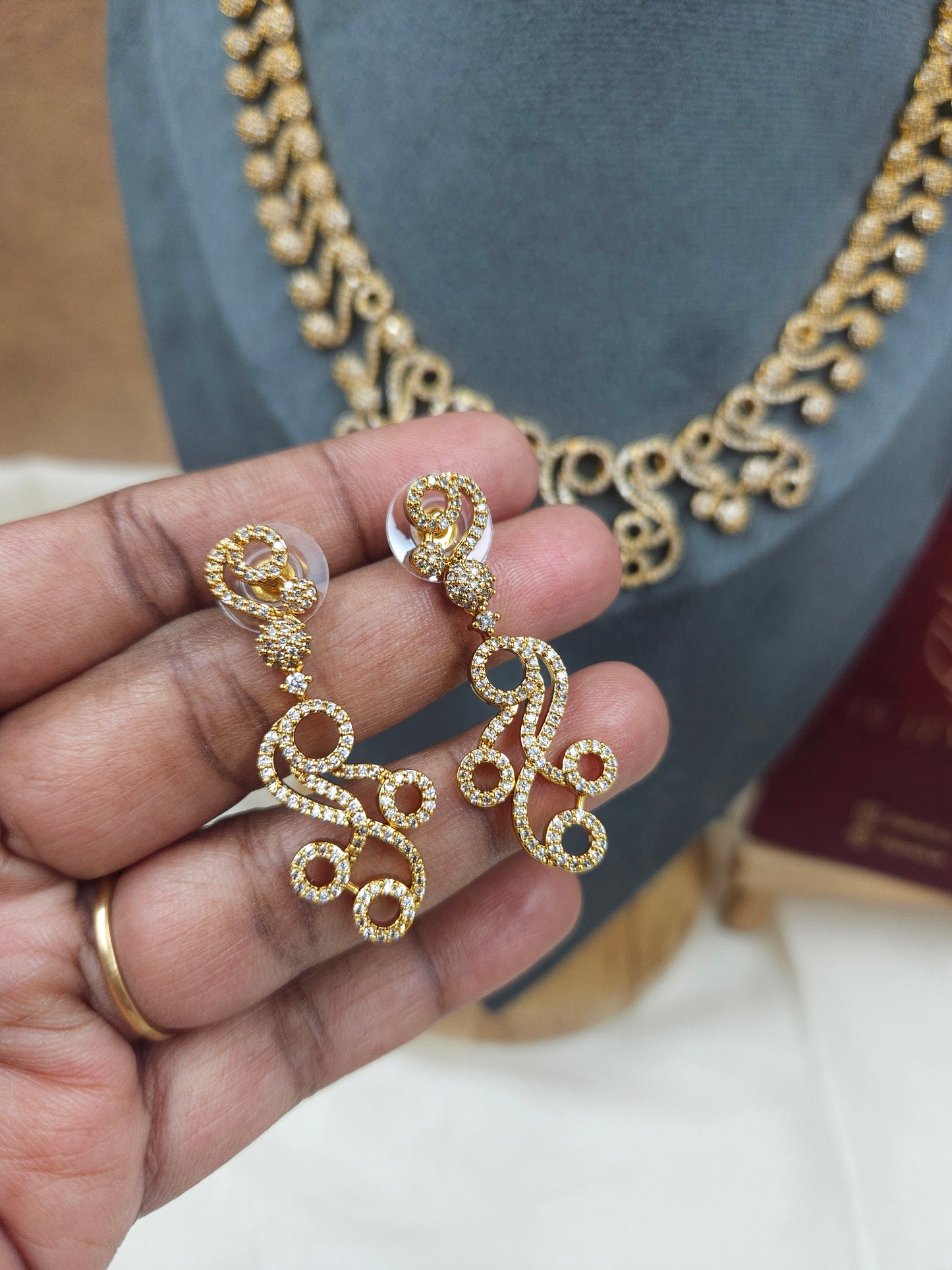 Ad diamond cut necklace N1503-B5