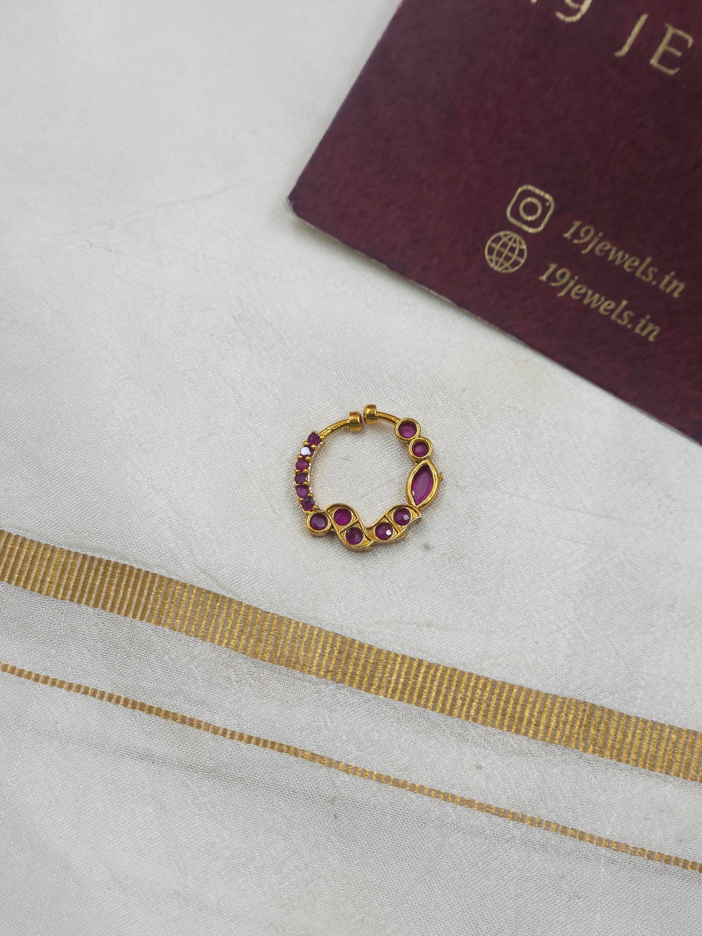 Nose pin / septum ring 543