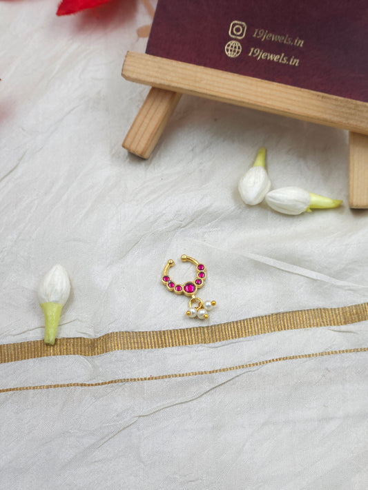 Jadau nath/ centre nose pin136