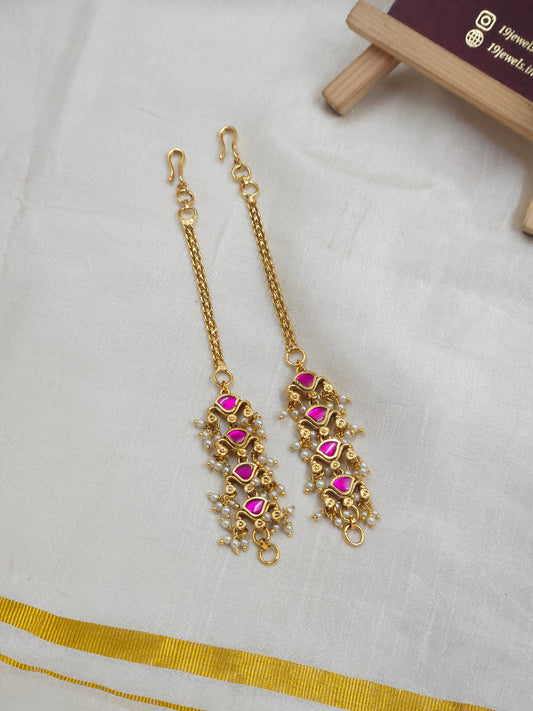 Jadau Ear chain Ea165