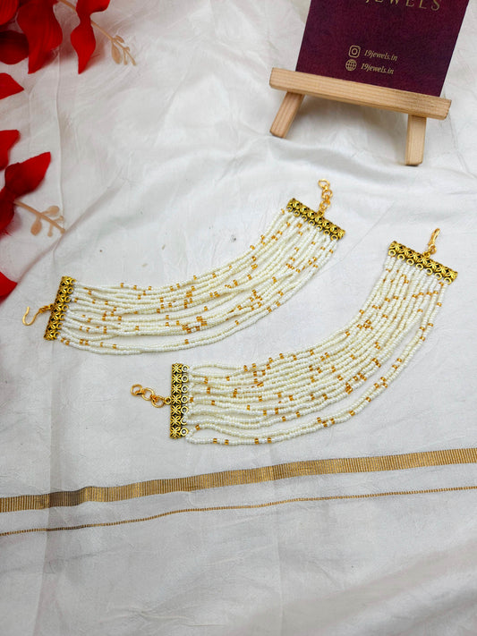 Pearl earchain Ea062
