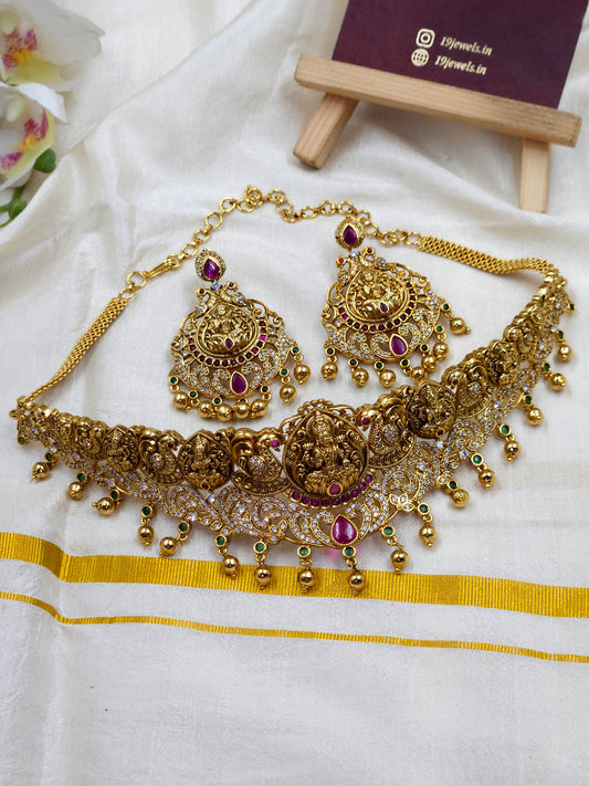 Pavithralakshmi ad antique choker N1232