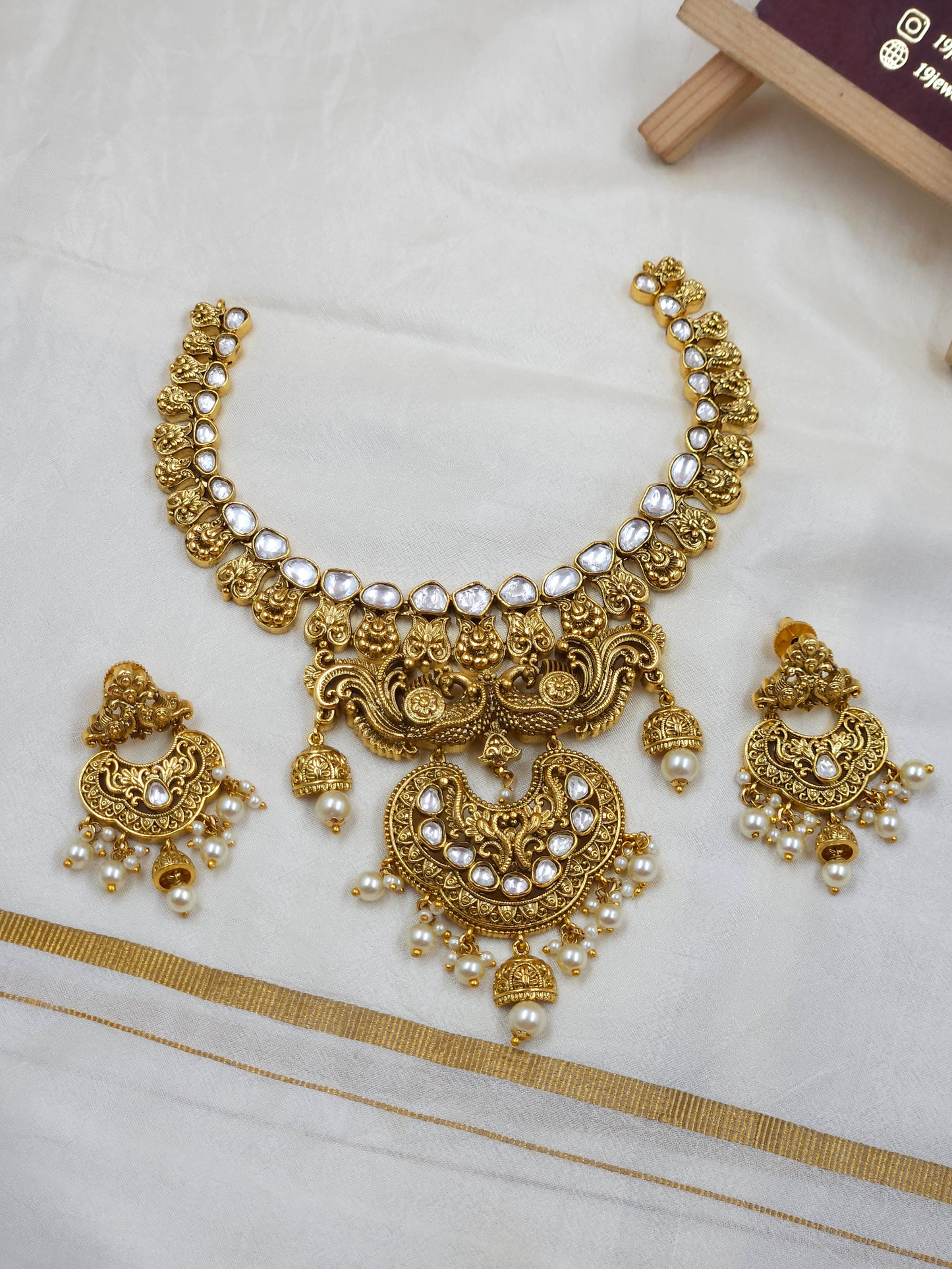 Premium Kundan Necklace N1576