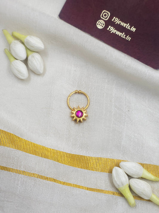 Jadau suriya nath / septum ring 412