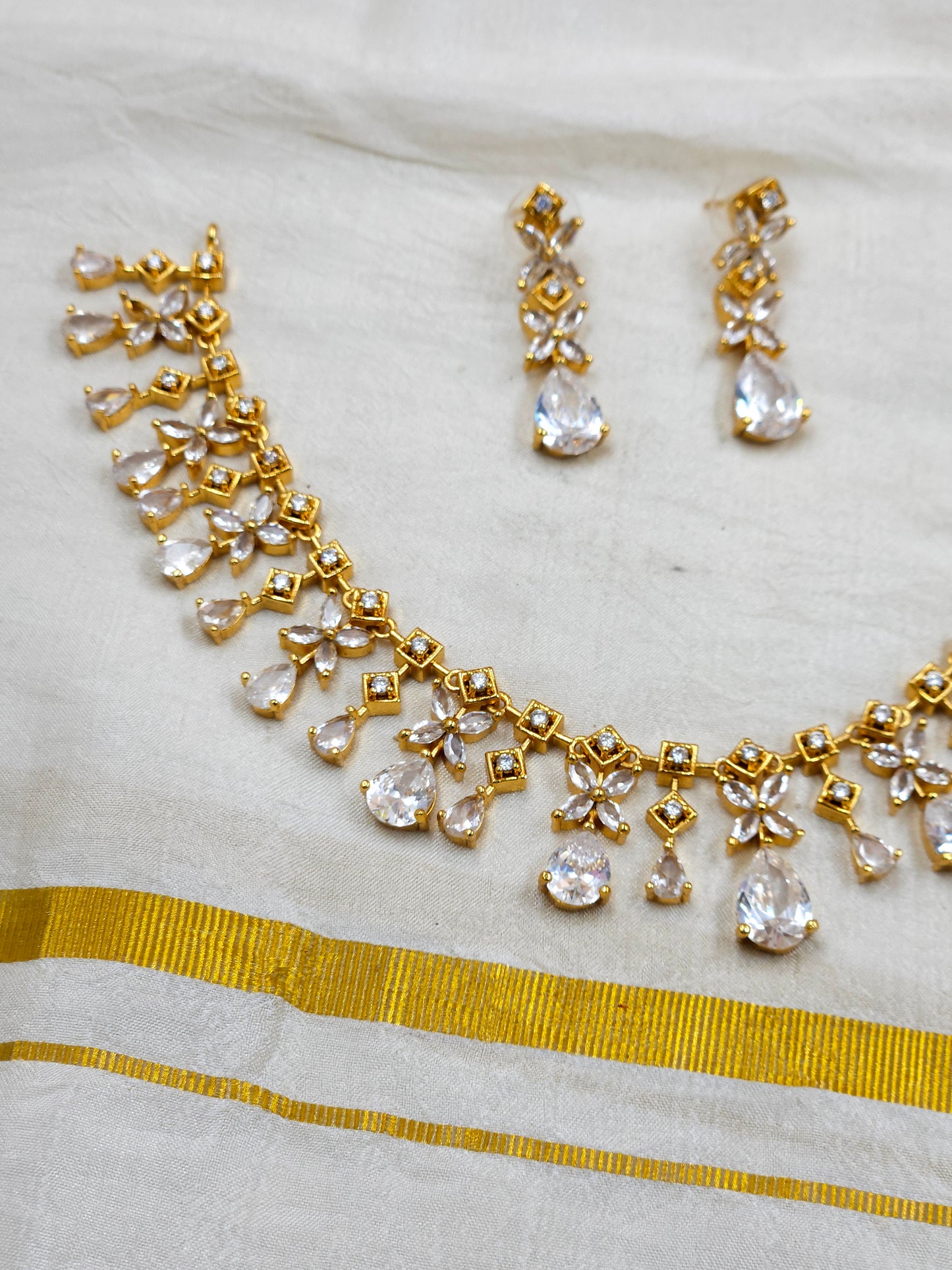 Cz Necklace N1460-B2